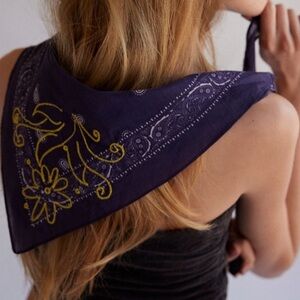 5047. Crawford Embroidered Hair Scarf